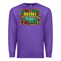 Purple mini cita serape background Premium Sweatshirt - BarkalooDesign