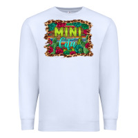 White mini cita serape background Premium Sweatshirt - BarkalooDesign