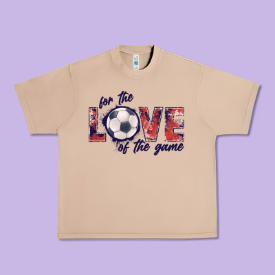 Soccer Love Of The Game Urban Heavy Tee Designed By Jahusdesignshop