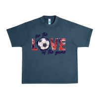 Midnight Navy soccer love of the game Urban Heavy Tee - JahusDesignShop