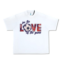 White soccer love of the game Urban Heavy Tee - JahusDesignShop