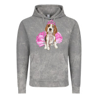 Cloud Rock Balerina beagle with tutu Vintage Hoodie - RanaPortraitStore