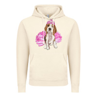 Vintage Artic Balerina beagle with tutu Vintage Hoodie - RanaPortraitStore