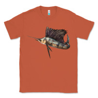 Copper Atlantic Sailfish Illustrations Classic Tee - LillyAllenDesigns