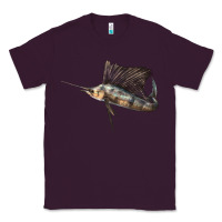 Plum Atlantic Sailfish Illustrations Classic Tee - LillyAllenDesigns