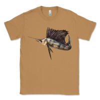 Toasted Coconut Atlantic Sailfish Illustrations Classic Tee - LillyAllenDesigns