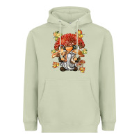Matcha mushroom gnome Heavyweight Hoodie - BarkalooDesign