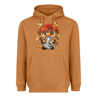 Meerkat mushroom gnome Heavyweight Hoodie - BarkalooDesign