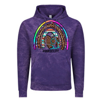 Cloud Purple nurse life rainbow Vintage Hoodie - JahusDesignShop