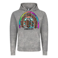 Cloud Rock nurse life rainbow Vintage Hoodie - JahusDesignShop