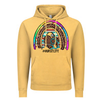Vintage Mustard nurse life rainbow Vintage Hoodie - JahusDesignShop