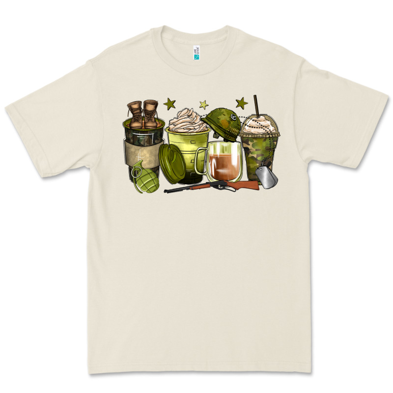 Army Coffee Cups Premium Tee by Zillion Design Studio | Teevron