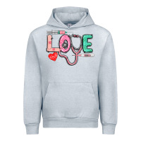Heather Grey Love Nursing Urban Hoodie - CowGirlArtShop