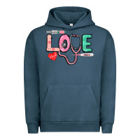 Pigment Midnight Navy Love Nursing Urban Hoodie - CowGirlArtShop