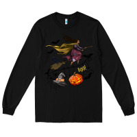 Black Witch Long Sleeve Tee - NancyCooperArtShop
