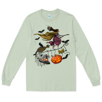 Matcha Witch Long Sleeve Tee - NancyCooperArtShop