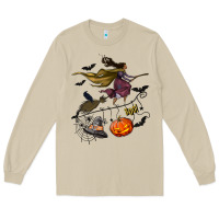 Mushroom Witch Long Sleeve Tee - NancyCooperArtShop