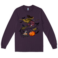 Plum Witch Long Sleeve Tee - NancyCooperArtShop