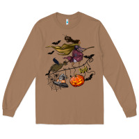 Toasted Coconut Witch Long Sleeve Tee - NancyCooperArtShop