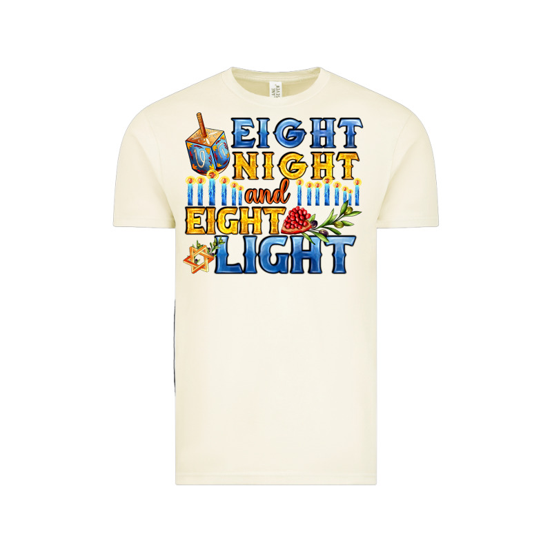 Eight Night And Eight Light For Hanukkah Vintage Tee by AdoDesignShop | Teevron