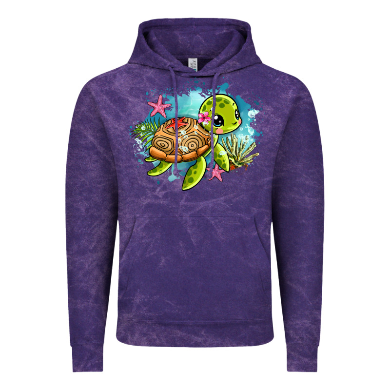 Ocean With Turtle Vintage Hoodie by AdoDesignShop | Teevron