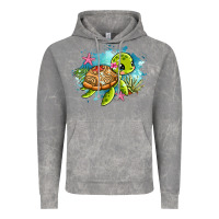 Cloud Rock ocean with turtle Vintage Hoodie - AdoDesignShop