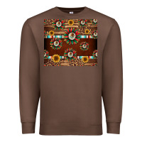 Chestnut seamless mexican sunflower tumbler design Premium Sweatshirt - Jasminsmagicworld