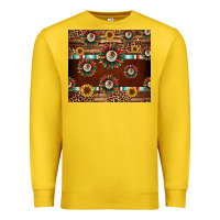 Lemon seamless mexican sunflower tumbler design Premium Sweatshirt - Jasminsmagicworld