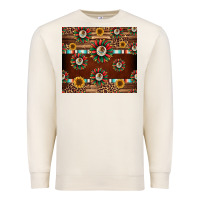 Sandshell seamless mexican sunflower tumbler design Premium Sweatshirt - Jasminsmagicworld
