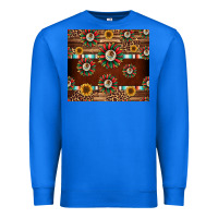 True Royal seamless mexican sunflower tumbler design Premium Sweatshirt - Jasminsmagicworld