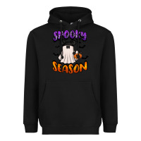 Black spooky season Heavyweight Hoodie - BarkalooDesign