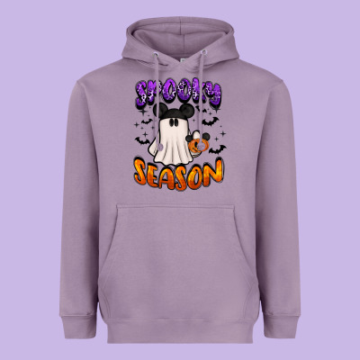 Spooky Season Heavyweight Hoodie Designed By Barkaloodesign