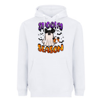 White spooky season Heavyweight Hoodie - BarkalooDesign