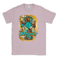 Lilac western cross blessed lily butterfly Classic Tee - BarkalooDesign