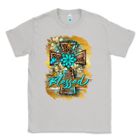 Moon Dust western cross blessed lily butterfly Classic Tee - BarkalooDesign