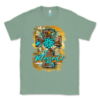 Sage western cross blessed lily butterfly Classic Tee - BarkalooDesign