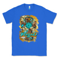 True Royal western cross blessed lily butterfly Classic Tee - BarkalooDesign