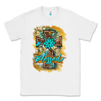 White western cross blessed lily butterfly Classic Tee - BarkalooDesign
