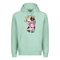 Seafoam cute cow Premium Hoodie - texasbilliewilder