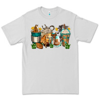 Dove Grey horses coffee cups Premium Tee - Zillion Design Studio