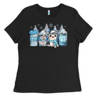 Black winter coffee Ladies Tee - JahusDesignShop