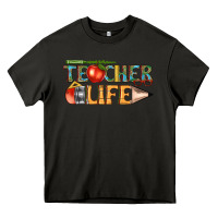 Asphalt teacher life Heavy Core Tee - texasbilliewilder