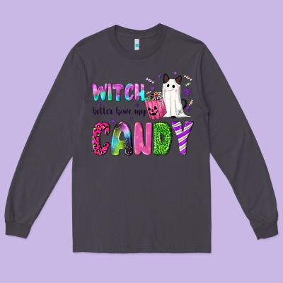 Witch Better Have My Candy Long Sleeve Tee Designed By Nancycooperartshop