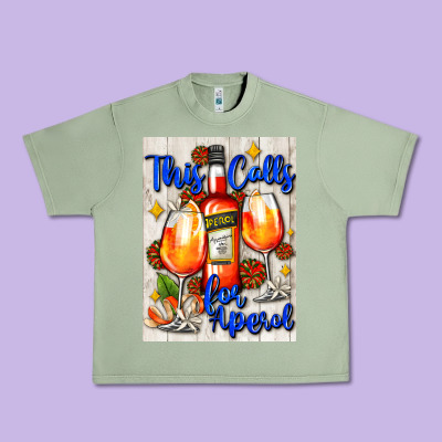 This Calls For Aperol   Air Freshener Urban Heavy Tee Designed By Adodesignshop