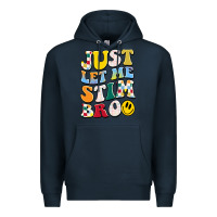 Navy just let me stim bro Premium Hoodie - JahusDesignShop