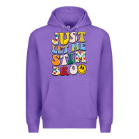 Purple just let me stim bro Premium Hoodie - JahusDesignShop