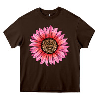 Chocolate Brown valentine's day sunflower Heavy Core Tee - RanaPortraitStore
