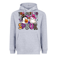 Heather Grey too cute to spook Heavyweight Hoodie - BarkalooDesign