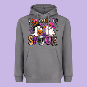 Too Cute To Spook Heavyweight Hoodie Designed By Barkaloodesign