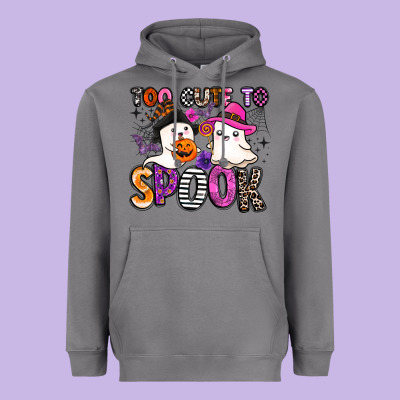 Too Cute To Spook Heavyweight Hoodie Designed By Barkaloodesign